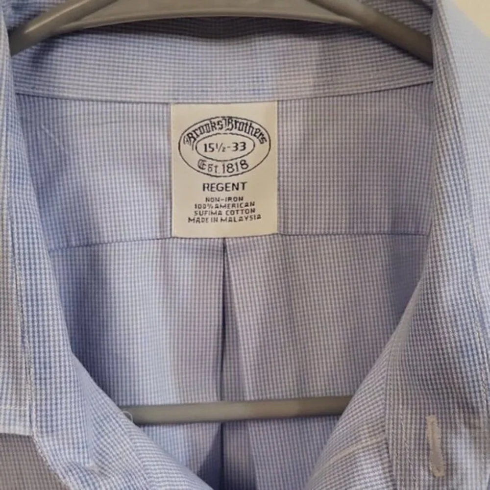 Brooks Brothers Dress Shrt Neck sz 15.5 NWOT - Picture 2 of 6